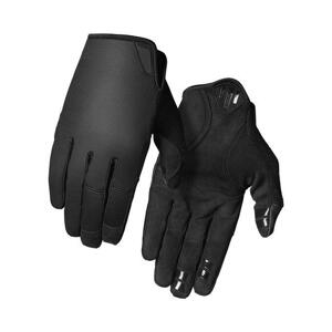 Giro DND Black cyklistické rukavice - L