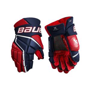 Hokejové rukavice Bauer Vapor 3X INT - Intermediate, 12, tmavě modrá