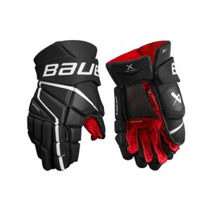 Hokejové rukavice Bauer Vapor 3X INT - Intermediate, 13, černá-červená (dostupnost 5-7 prac. dní)