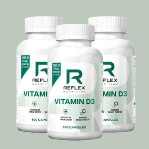 Reflex Nutrition Vitamin D3 2+1 ZDARMA - Borůvková limonáda