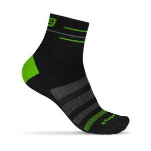 Etape SOX sportovní ponožky černá-zelená - XL