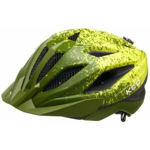Ked Street Junior Pro forest green yellow green matt juniorská cyklistická přilba - S (49-55 cm)