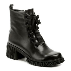 Ladies F1220-017 černé dámské kotníčkové boty - EU 38