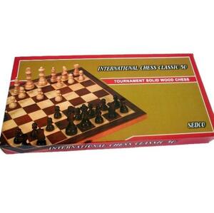 Sedco Šachy dřevěné EXTRA+backgammon