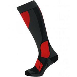 Blizzard Compress 120 ski socks black/grey/red lyžařské ponožky - Velikost 35-38