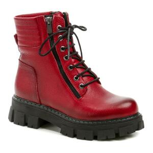 Wild 0841213504A1 červené dámské zimní boty - EU 39
