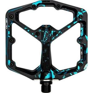 Crankbrothers STAMP 7 Large pedály - Large Splatter Paint Blue