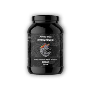 Za hranicí fitness Protein Premium 1000g - Vanilka-malina