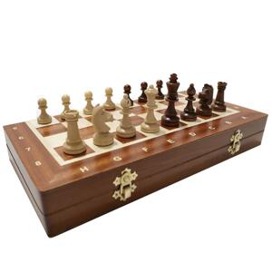 Dřevěné šachy Šachy magnetické dřevěné intarsované velké
