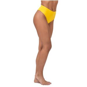 Nebbia High-Waist retro bikini spodní díl 555 - S - žlutá