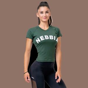 Nebbia Classic HERO tričko 576 - XS - tmavě zelená