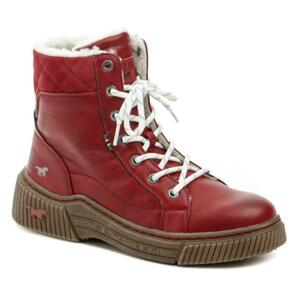 Mustang 1436-602-5 červená dámská zimní obuv - EU 40