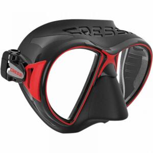 Cressi Maska ZEUS - černá/červená (dostupnost 12-14 dní)