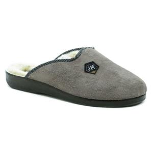 Rogallo 4110-007 šedé pánské zimní papuče - EU 43