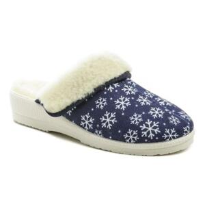 Rogallo 3330-011 modré dámské zimní papuče - EU 42