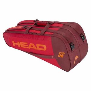 Head Core 6R Combi 2021 taška na rakety červená