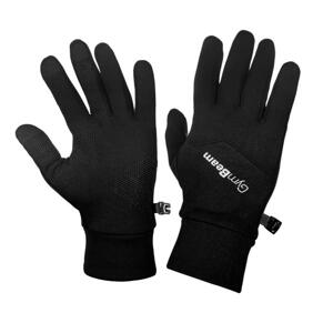 GymBeam Běžecké rukavice Unstoppable Black - XS/S - černá