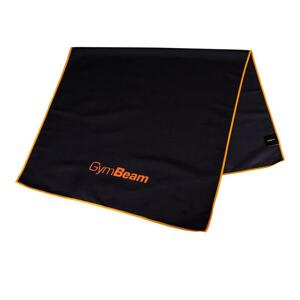 GymBeam Sportovní rychleschnoucí ručník Black/Orange - černá - oranžová