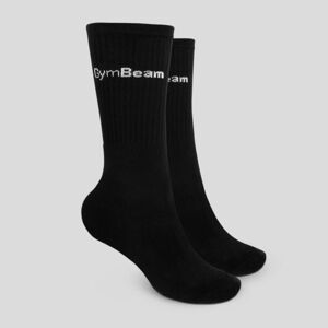 GymBeam Ponožky 3/4 Socks 3Pack Black - XL/XXL - černá