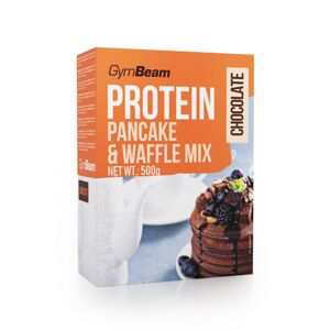 GymBeam Proteinové palačinky Pancake Waffle Mix 500 g - čokoláda