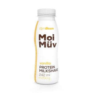 GymBeam MoiMüv Protein Milkshake 242 ml - vanilka