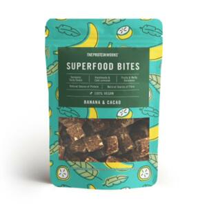 The Protein Works Superfood Bites 140 g - banánové kakao