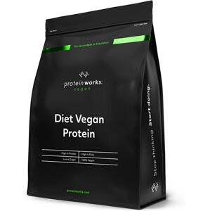 The Protein Works Diet Vegan protein 500 g - čokoládové hedvábí