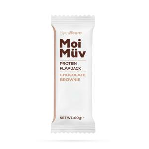 GymBeam MoiMüv Protein Flapjack 90 g - čokoládové brownie