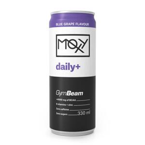 GymBeam MOXY daily+ 330 ml 24 x 330 ml - modré hrozny