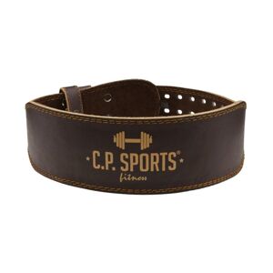 C.P. Sports Fitness opasek kožený Brown - XS - hnědá