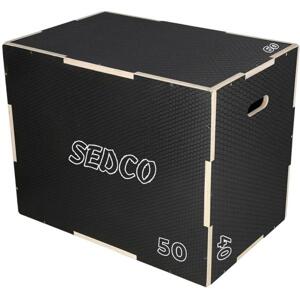 Sedco Plyometrická bedna dřevěná BLACKWOOD PLYOBOX 40/50/60 cm