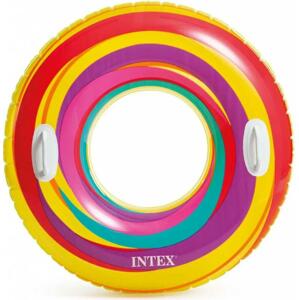 Intex Kruh plavecký 59256 nafukovací 91 cm - červená