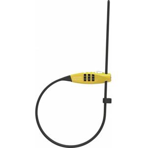 Abus Speciální uzamykatelné stahovací lanko s ocelovým jádrem Combiflex (délka kabelu 45cm,žlutá),