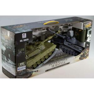 S-Idee RC sada bojujících tanků Abrams a German Tiger 1:32
