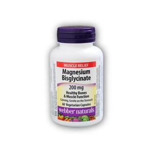 Webber Naturals Magnesium Bisglycinate 200 mg 60 kapslí
