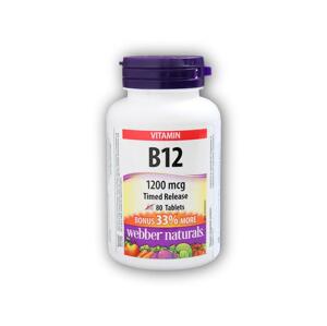 Webber Naturals Vitamin B12 1200 mcg 80 tablet