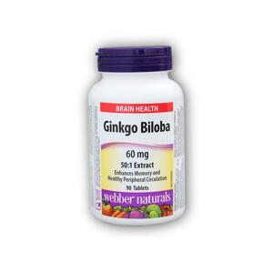 Webber Naturals Ginkgo Biloba 60 mg 90 tablet