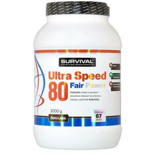 Survival Ultra Speed 80 Fair Power 2000g - Ledová káva, Smetana