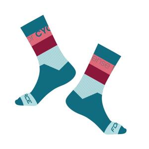 Force Ponožky BLEND tm.tyrkysovo-růžové - tm.tyrkysovo-růžové S-M/36-41