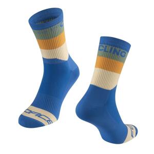 Force Ponožky BLEND modro-zel.-žluté - modro-zel.-žluté S-M/36-41