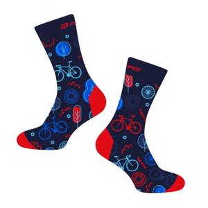 Force Ponožky CRUISE modro-červené - L-XL/42-46