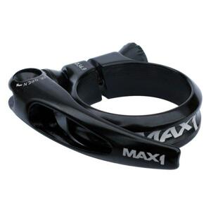 Max1 sedlová objímka Race 34,9 mm rychloupínací černá