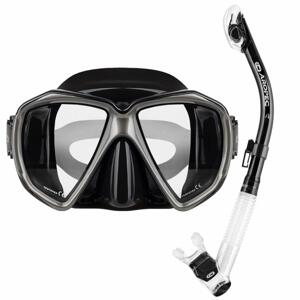 Aropec Potápěčský set maska a šnorchl HORNET a ENERGY DRY - černá
