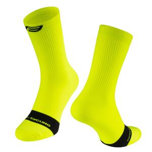 Force Ponožky NOBLE fluo-černé - L-XL/42-46