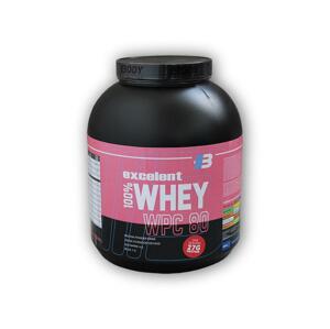 Body Nutrition Excelent 100% WPC whey protein 80 2250g - Jahoda se smetanou