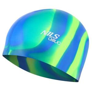 NILS Aqua Silikonová čepice zebra MI4