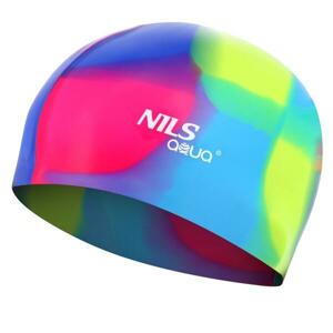 NILS Aqua Silikonová čepice multicolor MS53