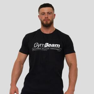 GymBeam Tričko Willpower Black - XL - černá