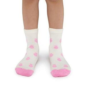 Vlnka Dětské letní Merino ponožky kotníkové ovečka - růžová - EU 21-24