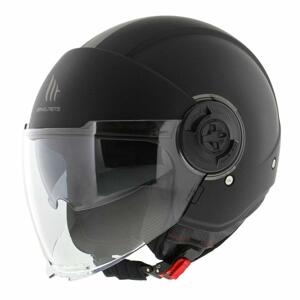 MT Helmets Otevřená přilba na motorku Viale SV S černá matná - S: 55-56 cm